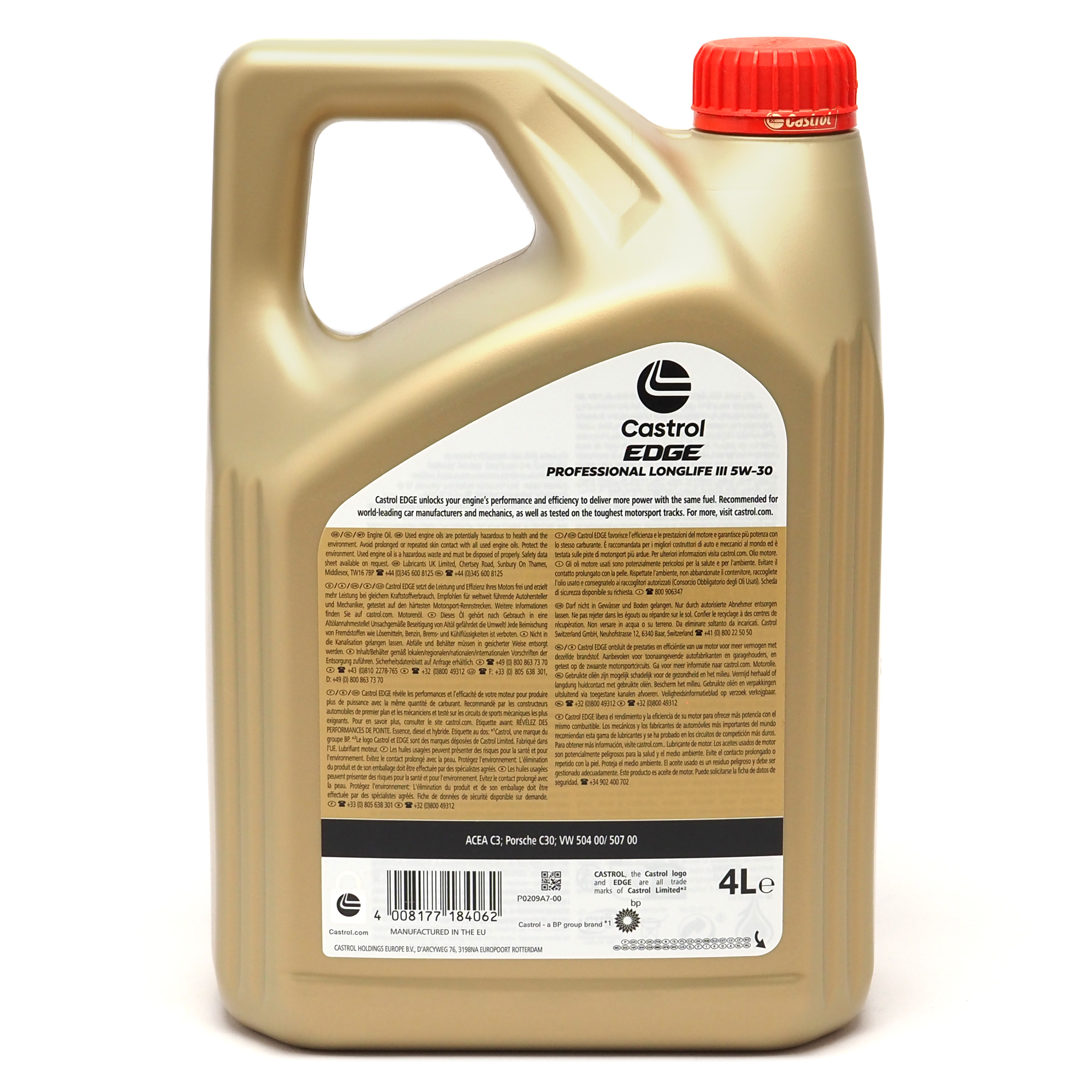 Castrol Edge Professional Longlife III 5W-30 Motoröl 4l Kanister (ex ...