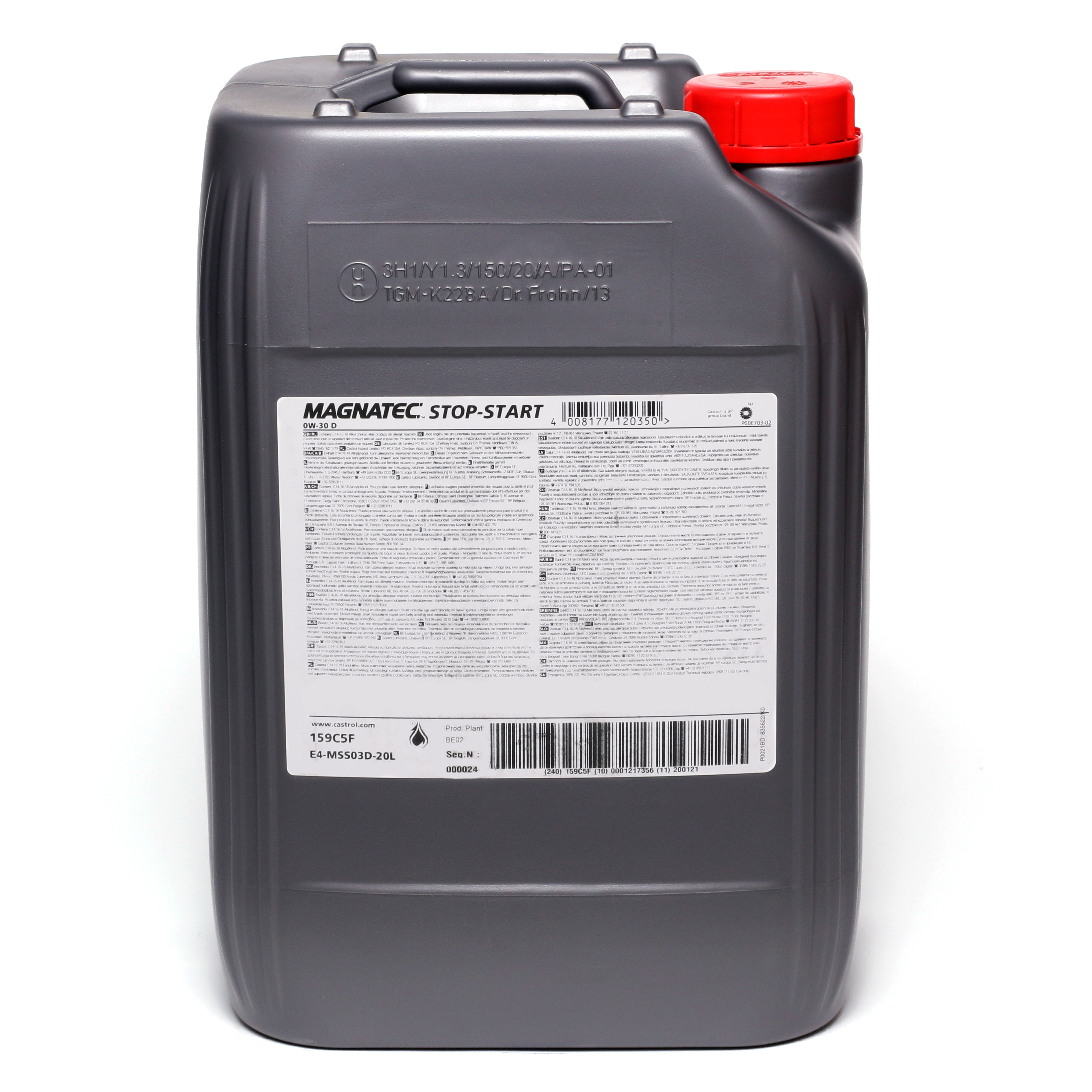 OLIO CASTROL MAGNATEC Start & Stop 0W30 D Da 4 Litri Meets Ford Wss-M2C950-A EUR 57,99 - IT - Foto 13