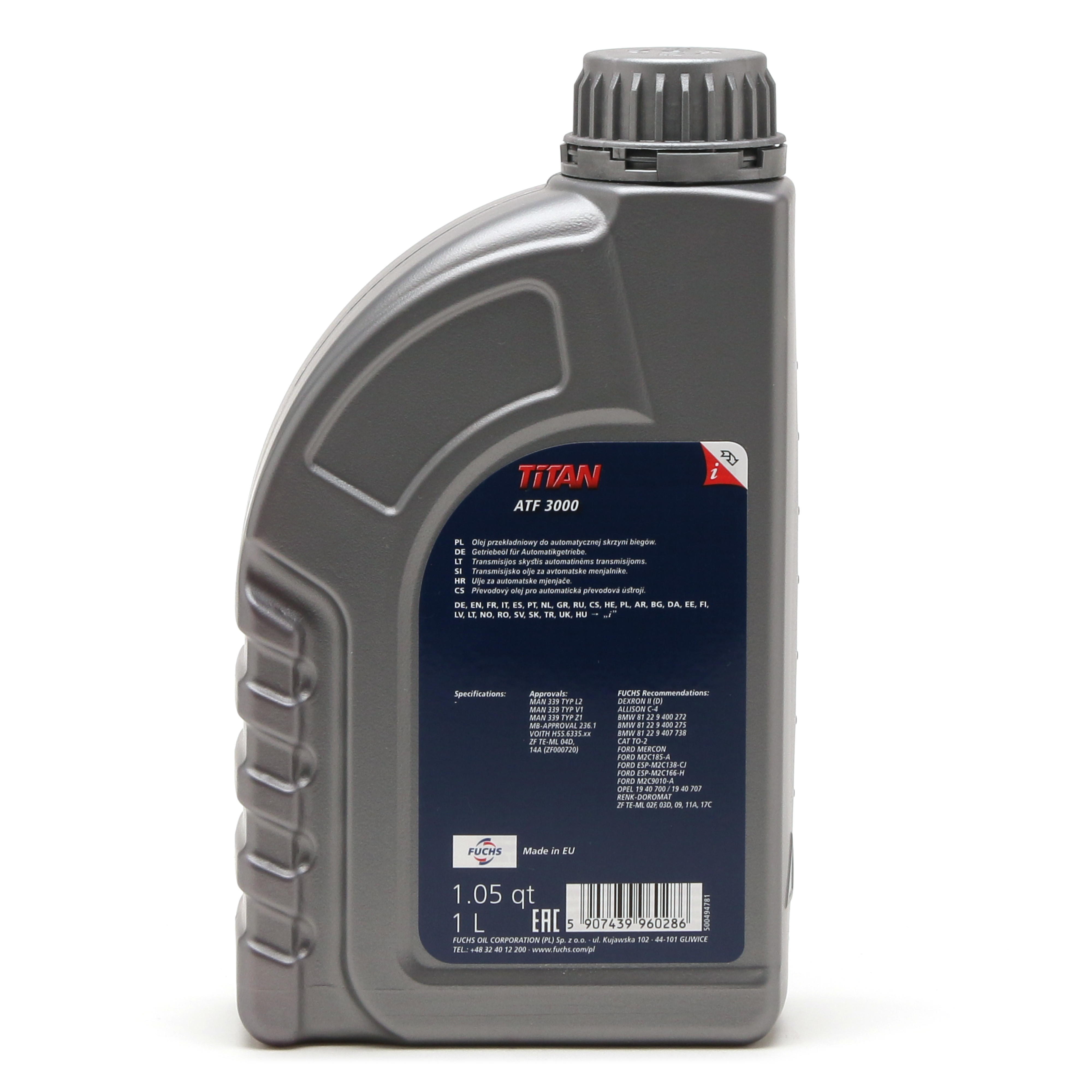 FUCHS TITAN ATF 3000 (Dexron II D) Automatikgetriebeöl 1l - ATF ...
