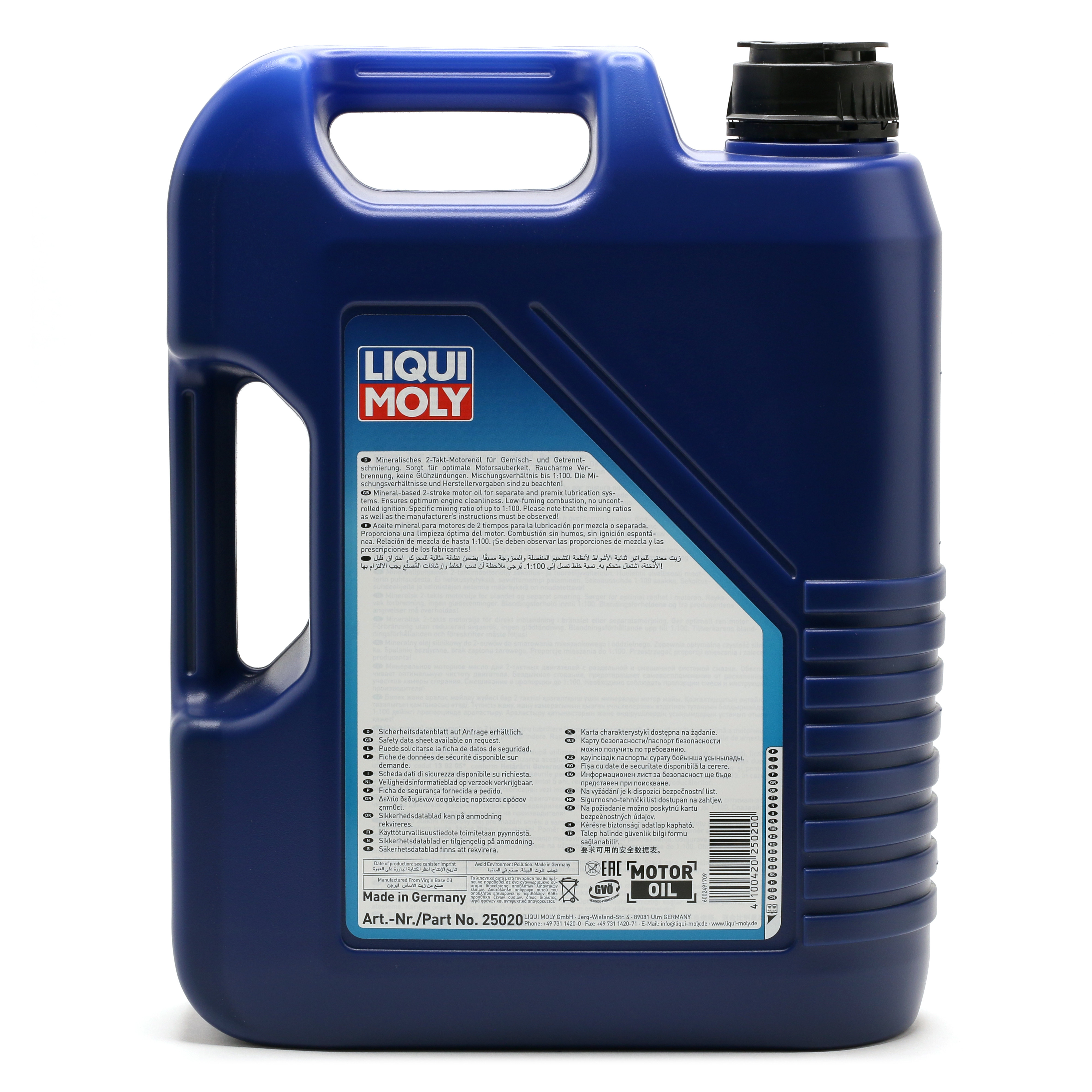Liqui Moly 25020 Marine 2T Motor Oil 5l Motorenöle 2Takt Boot/Marine Öle MotoroelDirekt.at
