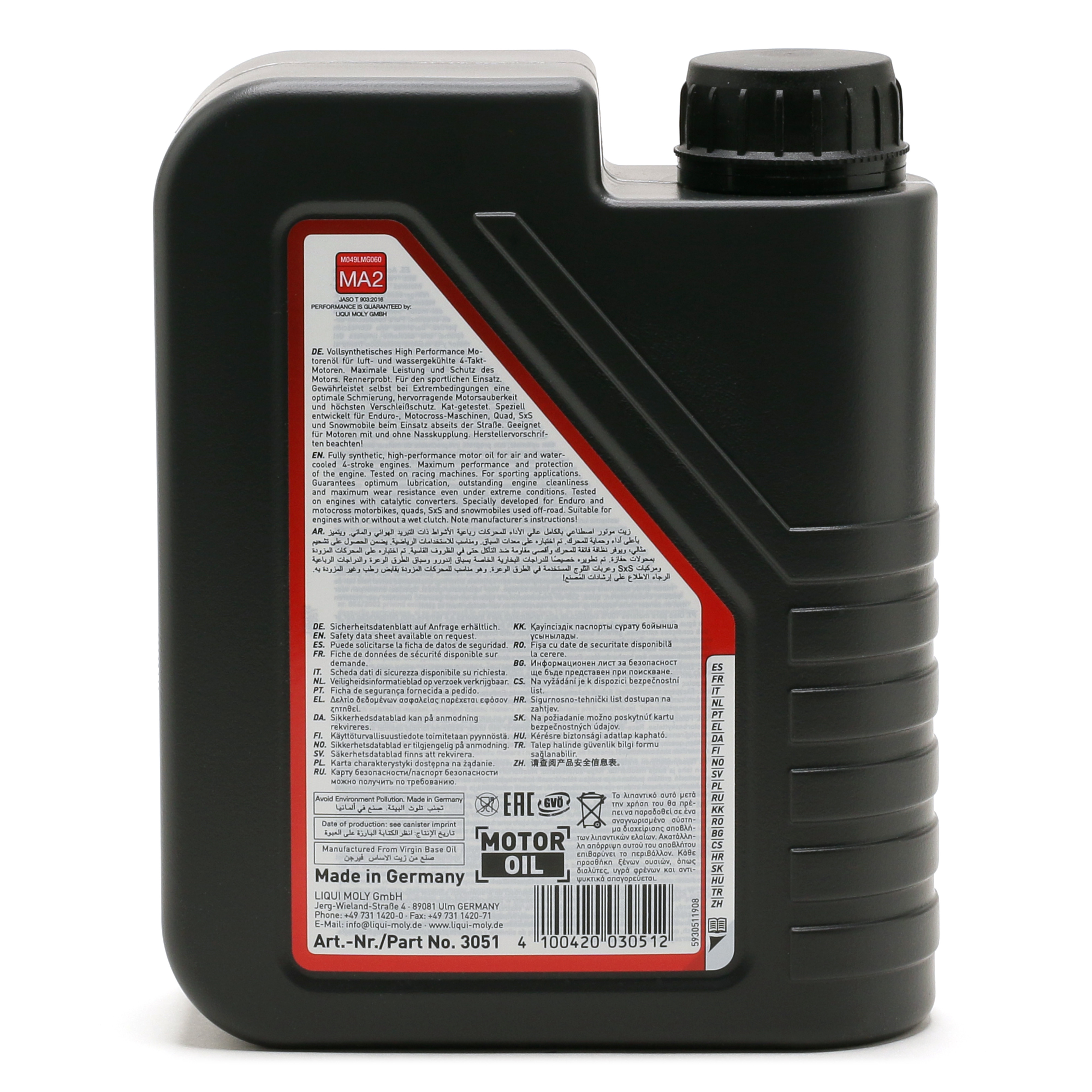 LIQUI MOLY Motorbike 4T Synth 10W-60 Offroad Race | 4 L