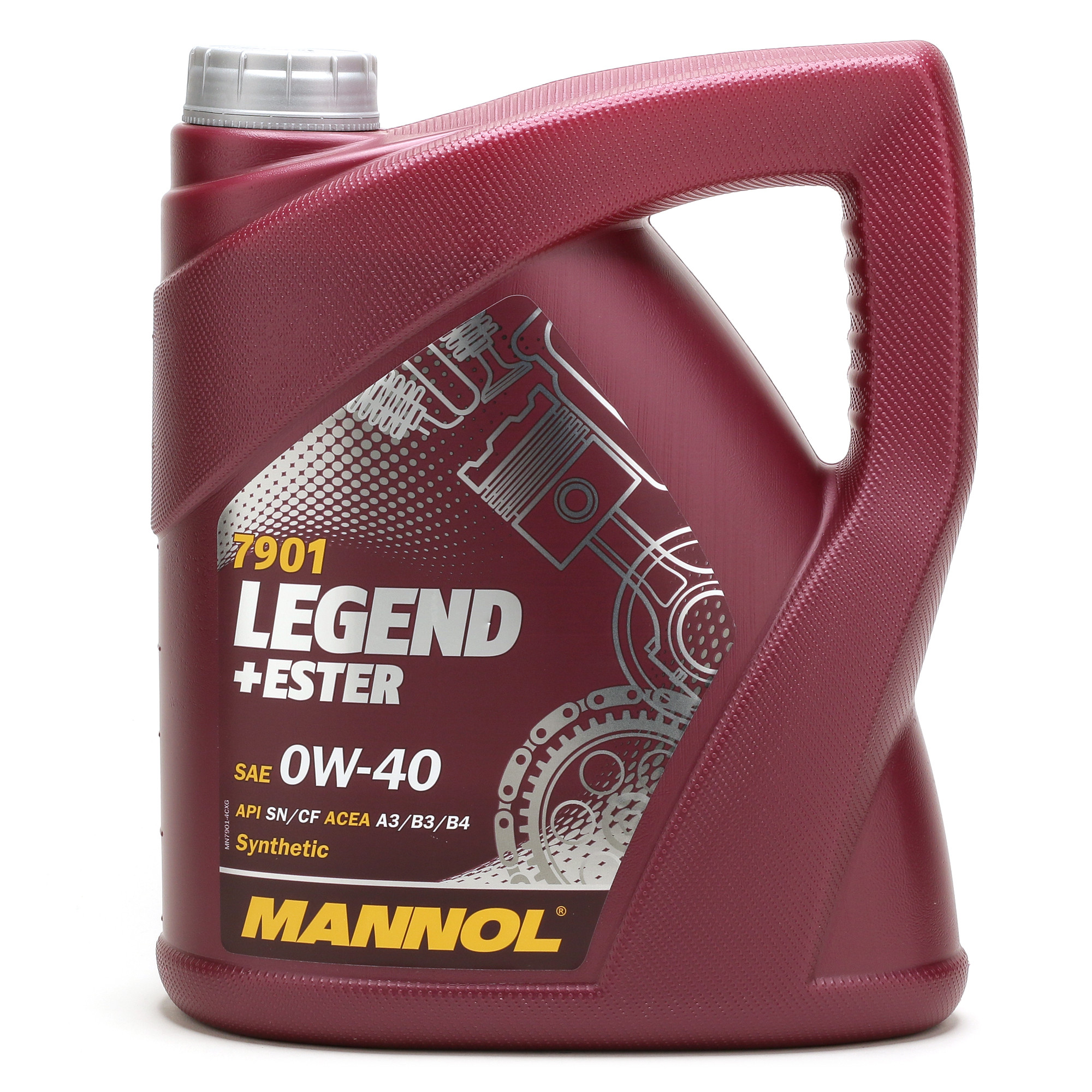 Mannol 7901 Legend + Ester 0W-40 synthetisches Motoröl 4l Kanister ...