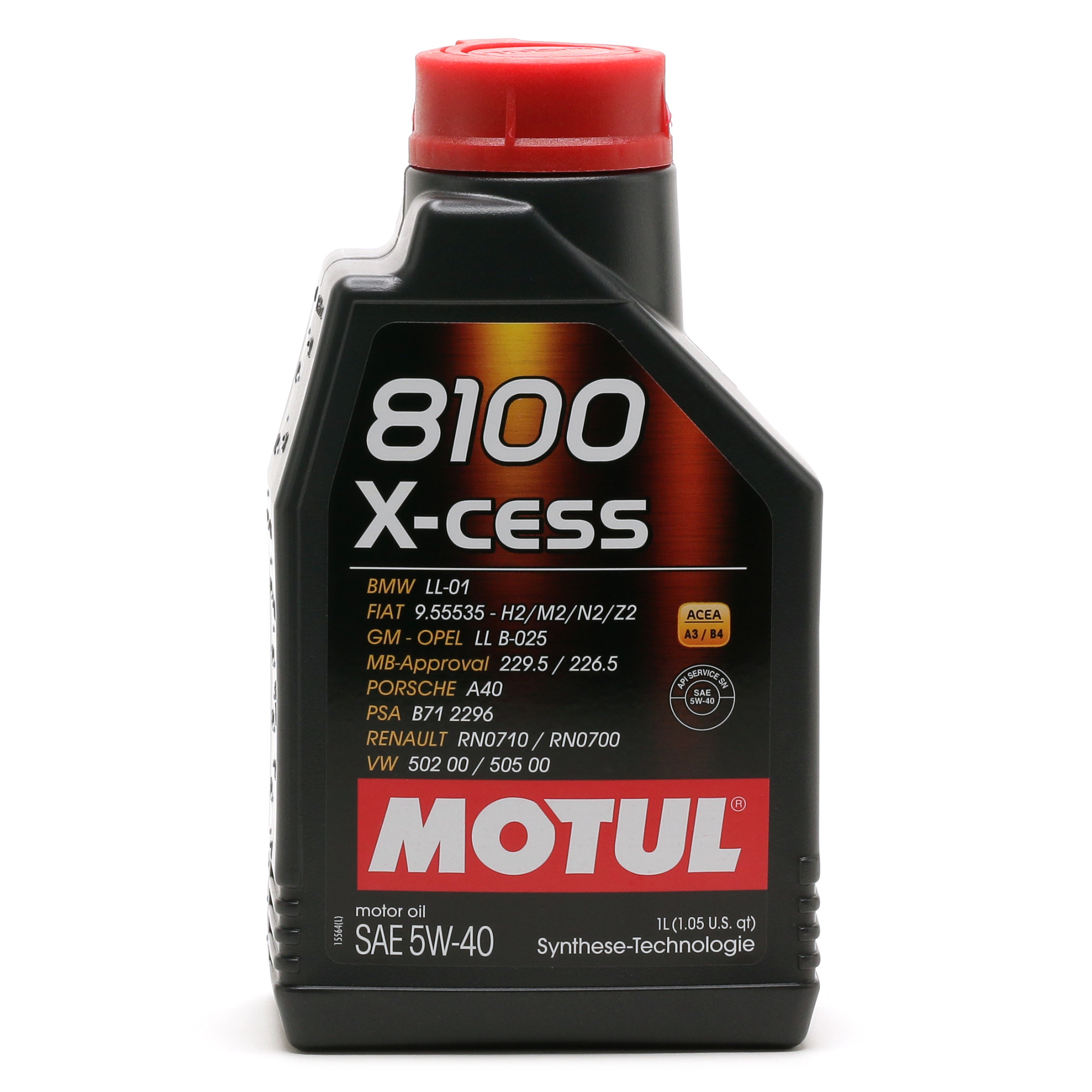 Motul 8100 Xcess 5W40 Motoröl 1l SAE 5W40 PKW Motoröle Motul Öl Marken Öle