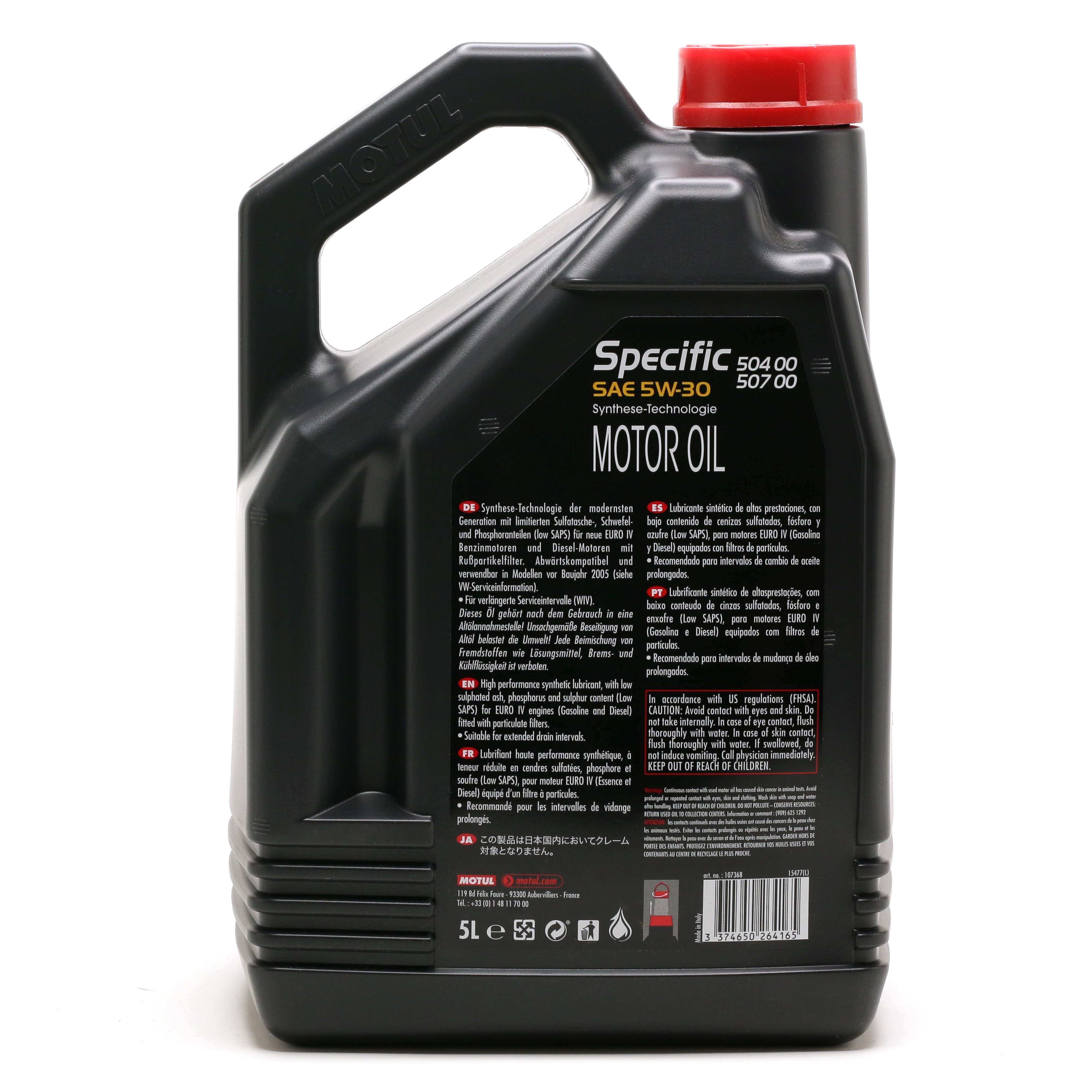 Motul Specific 5W-30 VW 504 00 - VW 507 00 Motoröl 5l - SAE 5W-30 - PKW Motoröle - Motul - Öl ...