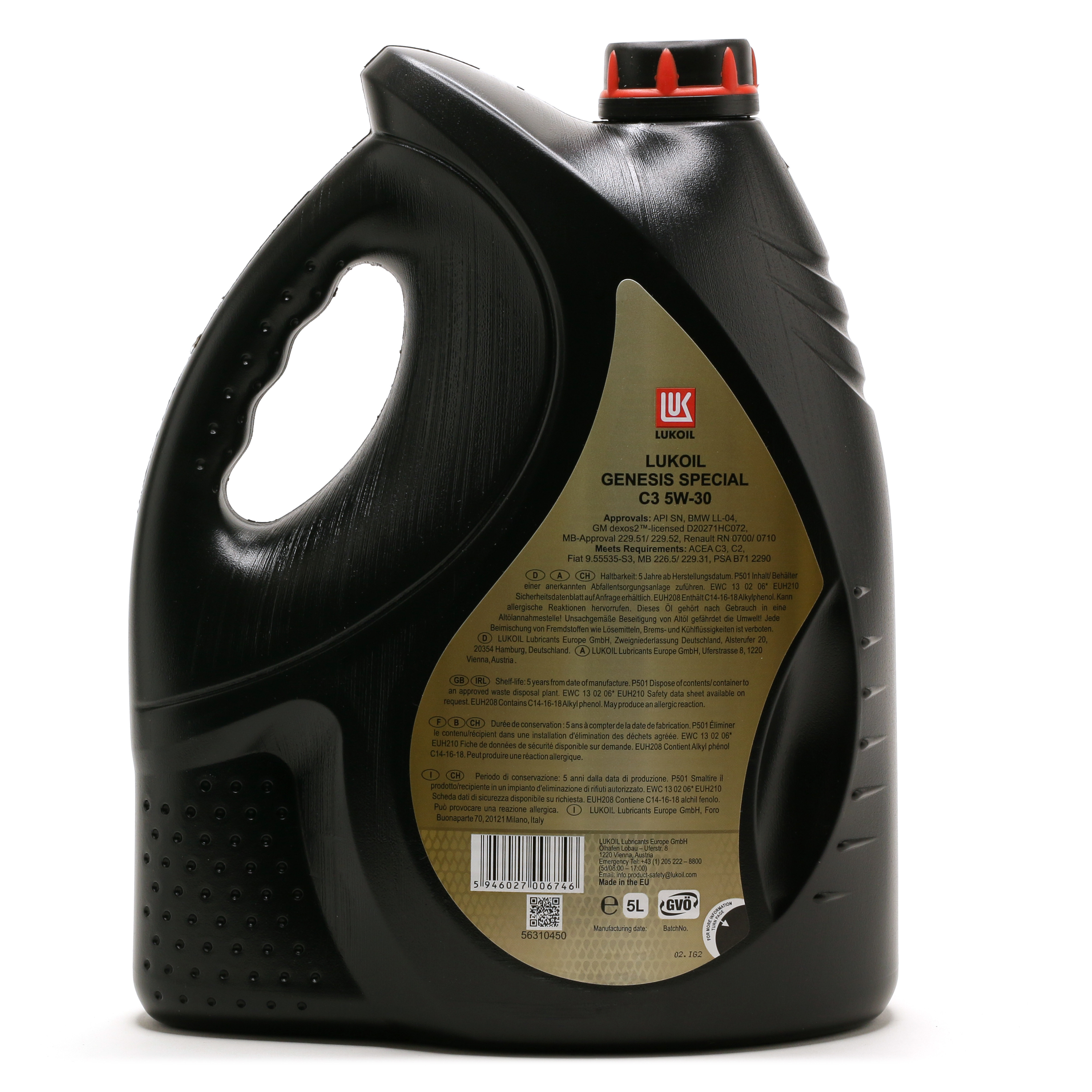 Lukoil Genesis special C3 5W-30 Motoröl 5l Kanister - SAE 5W-30 - Auto ...