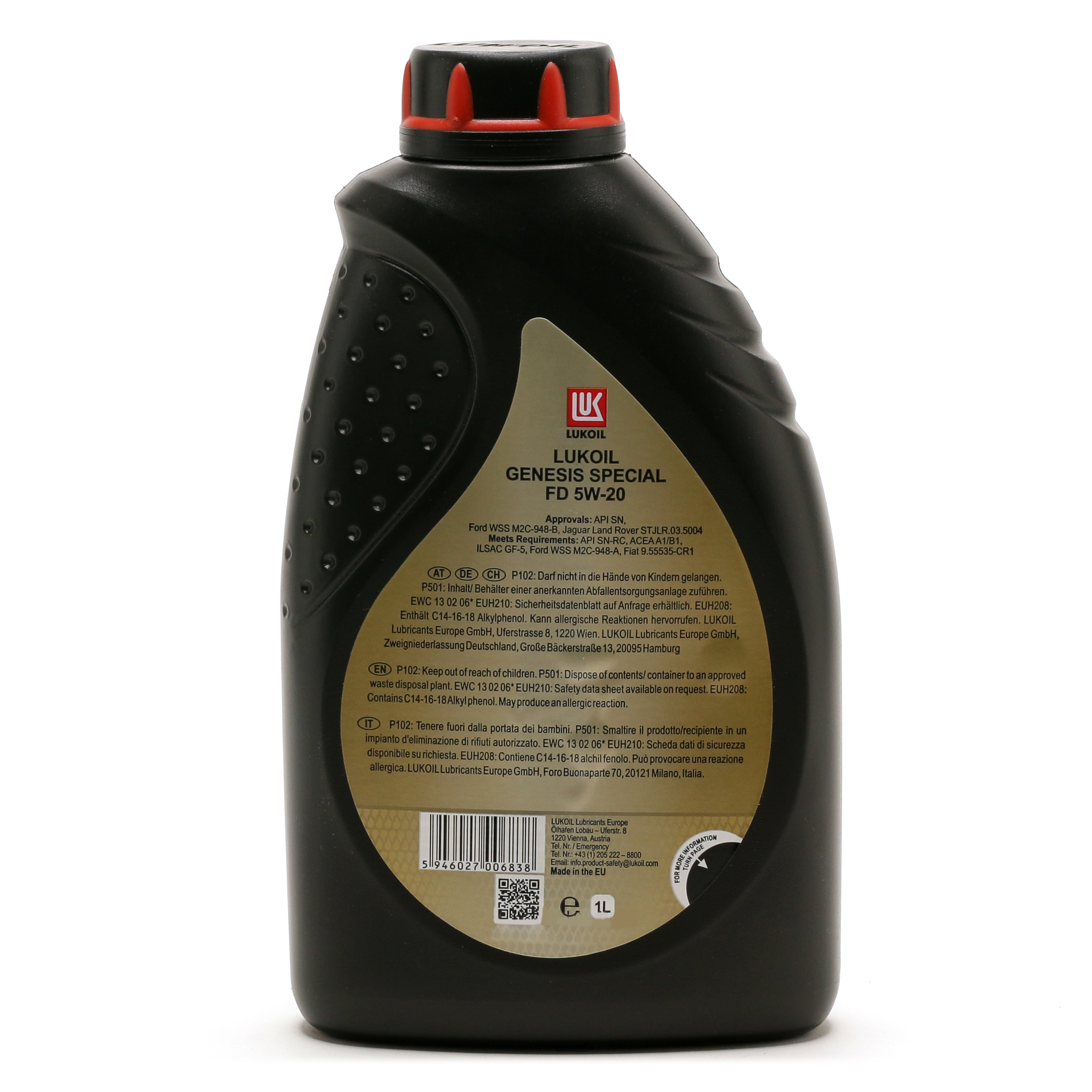 Lukoil Genesis Special FD 5W-20 Motoröl 1l - SAE 5W-20 - PKW Motoröle ...