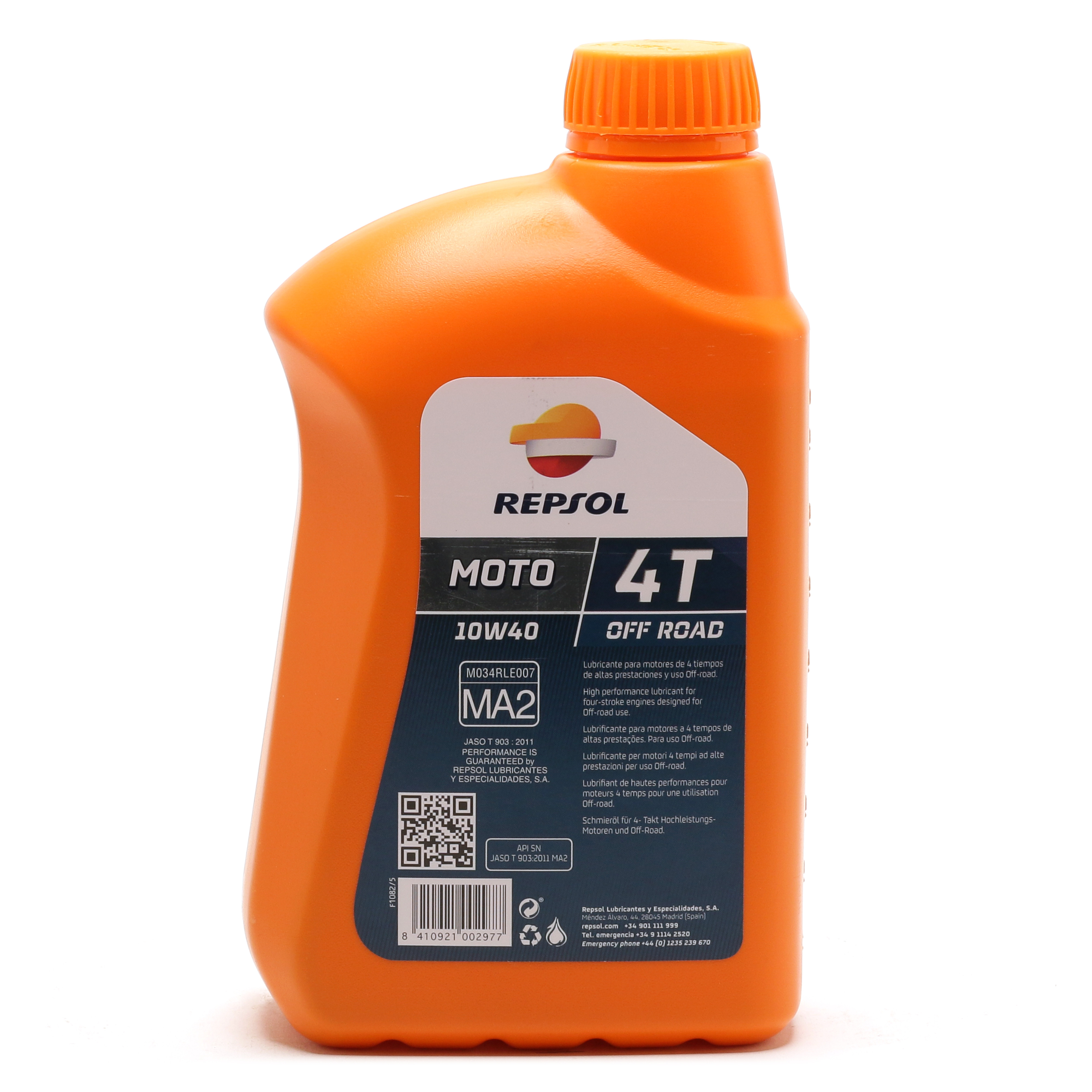 Repsol Motorrad Motoröl MOTO RACING OFF ROAD 4T 10W40 1 Liter ...