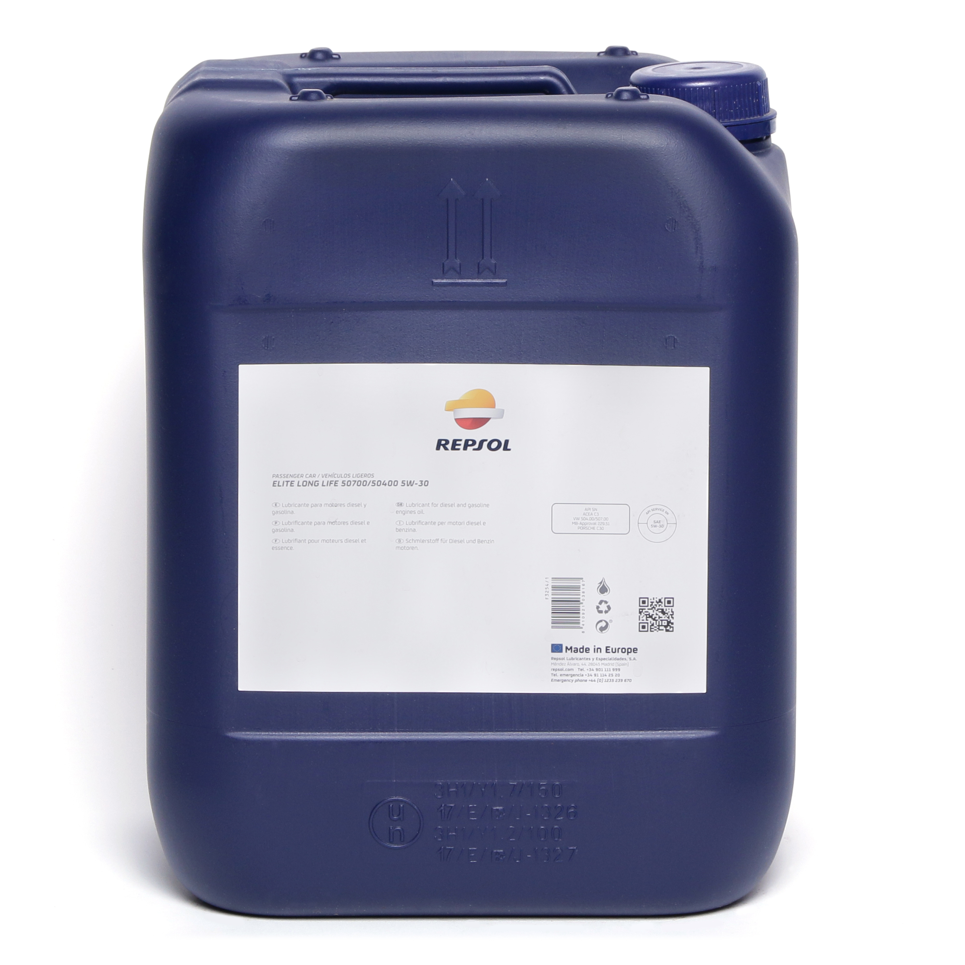 Repsol Motoröl ELITE EVOLUTION LONG LIFE 5W-30 20 Liter - SAE 5W-30 ...