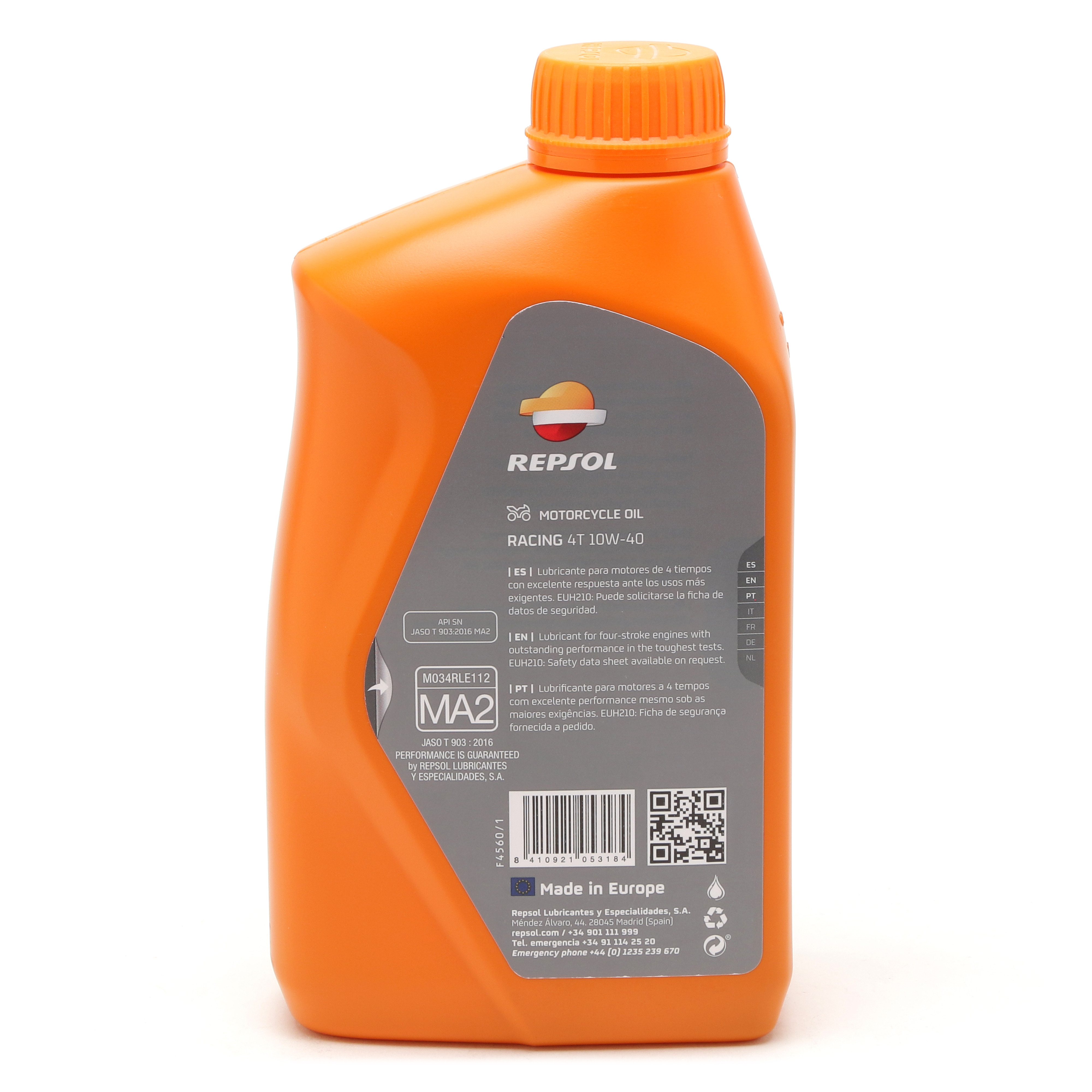 Repsol Motorrad Motoröl MOTO RACING 4T 10W40 1 Liter - MotoroelDirekt.at