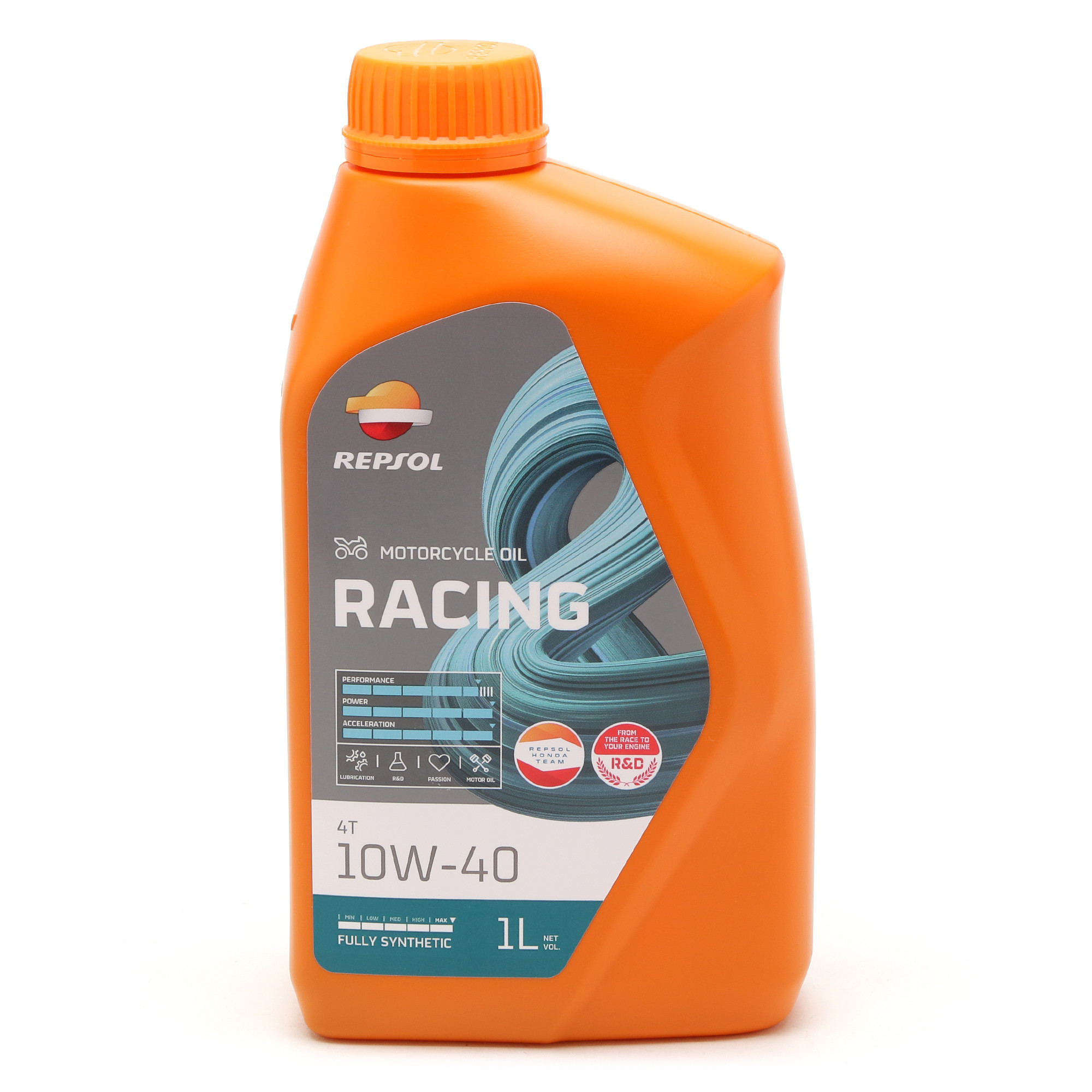 Repsol Motorrad Motoröl MOTO RACING 4T 10W40 1 Liter - MotoroelDirekt.at
