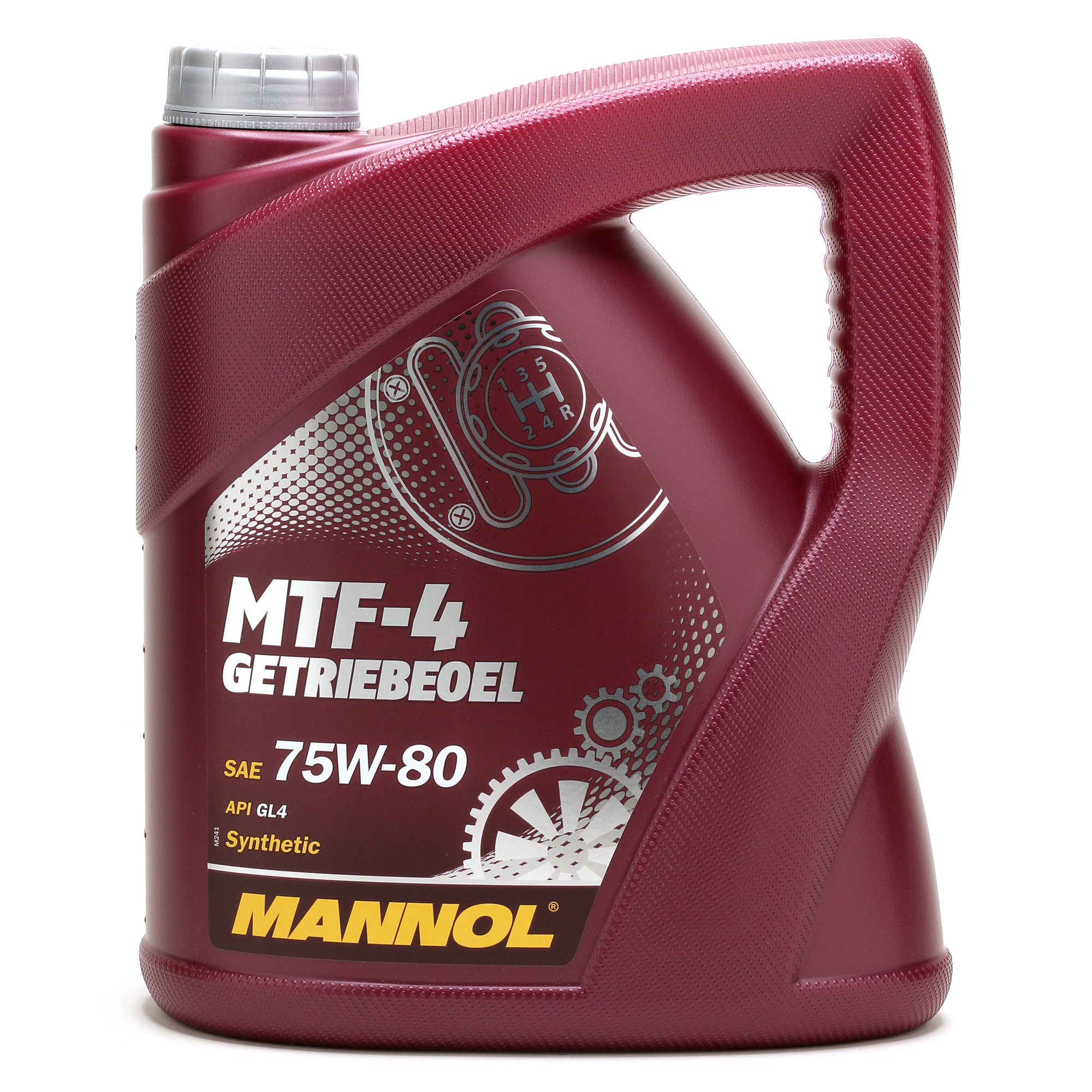 MTF-4 Schaltgetriebeöl 4L MANNOL 75W-80 MTF-4 Getriebeöl – 4 Liter, Synthetisch, API GL-4 Für Schaltgetriebe 75W-80 MTF-4 Schaltgetriebeöl 4 Liter API GL-4 Synthetisch
