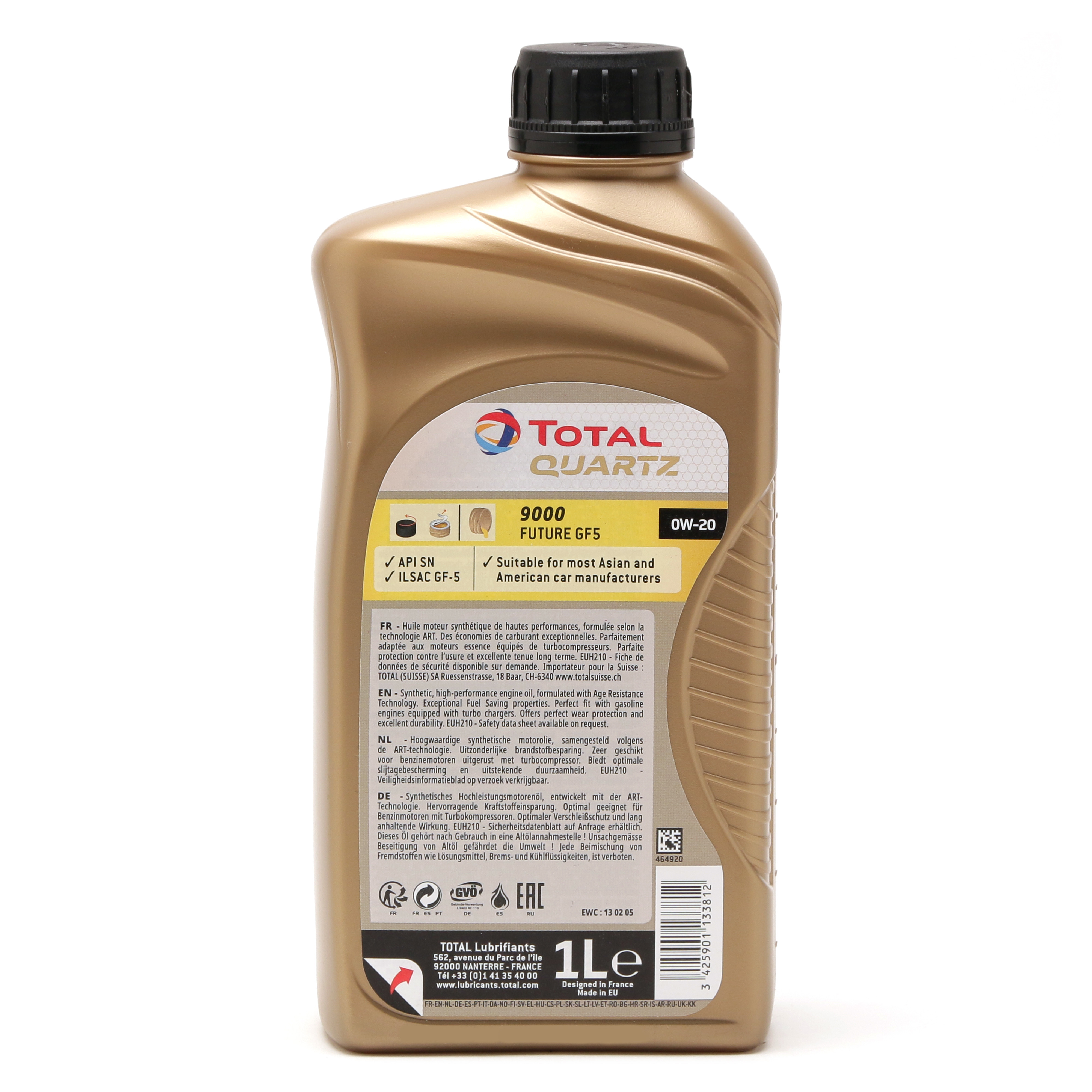 TOTAL Quartz 9000 FUTURE GF5 0W-20 Motoröl 1l - SAE 0W-20 - PKW ...