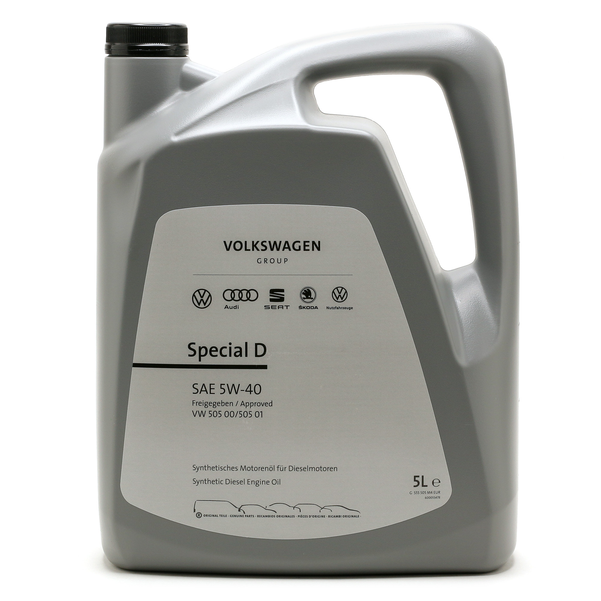 Original VW Special D SAE 5W-40 Motorenöl G 052 167 M4 - 5L - Original ...