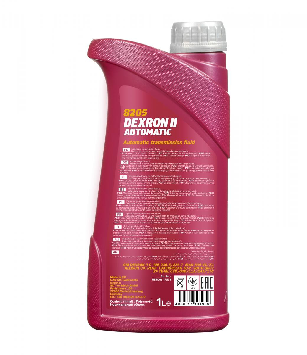Mannol dexron ii automatic