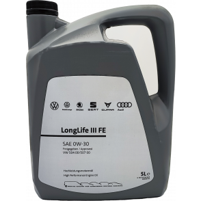 Original VW LongLife III FE 0W-30 Motorenöl Original GS55545M4EUR - 5l