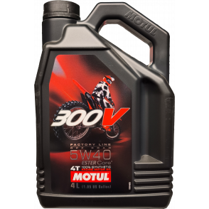 Motul 300V 4T Factory Line 5W-40 Off Road Motorrad Motoröl 4l