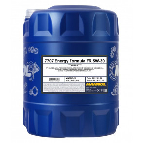 Mannol 7707 Energy Formula FR 5W-30 Motoröl 20l Kanister