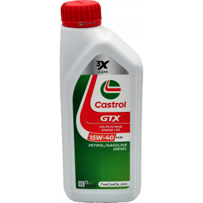 Castrol GTX 15W-40 A3/B3 Motoröl 1l Flasche