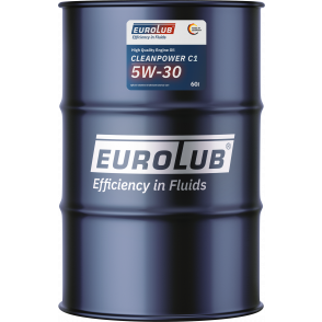 Eurolub Cleanpower C1 5W-30 Motoröl 60l Fass