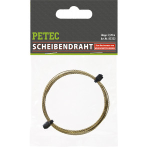 Petec 82322 Scheibendraht 2,2m
