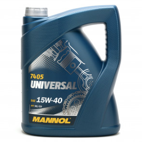 Mannol 7405 Universal 15W-40 mineralisches Motoröl 5l Kanister