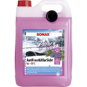 SONAX AntiFrost & KlarSicht Zirbe bis -20°C 5Liter schneller, schlierenfreier & effektiver Scheibenreiniger für den Winter | Art-Nr. 01315000