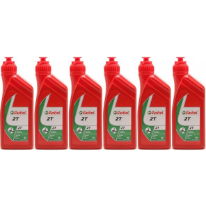 Castrol 2T mineralisches Motorrad Motoröl 6x 1l = 6 Liter