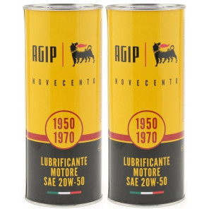 Eni AGIP Novecento 20W-50 (Ex i-Sint classic) 20W-50 Motoröl 2x 1l = 2 Liter