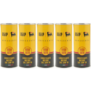 Eni AGIP Novecento 20W-50 (Ex i-Sint classic) 20W-50 Motoröl 5x 1l = 5 Liter