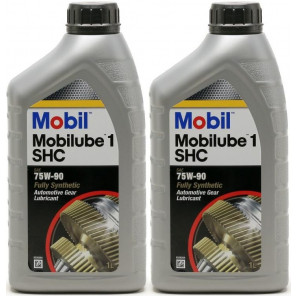 Mobil Mobilube 1 SHC 75W-90 PKW & Motorrad Getriebeöl 2x 1l = 2 Liter