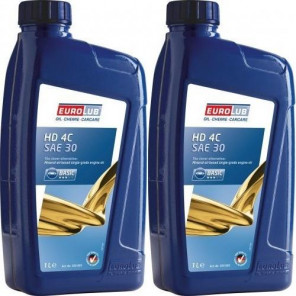 EUROLUB HD 4C SAE 30 Rasenmäheröl 2x 1l = 2 Liter