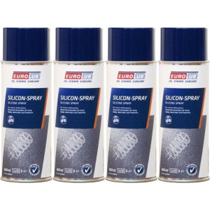Eurolub Silicon/ Silikon Spray 4x 400 Milliliter