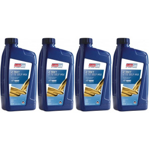 EUROLUB 2-Takt 2 TZ SELF MIX mineralisches Motorrad Motoröl 4x 1l = 4 Liter