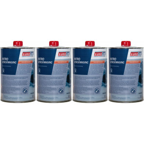 EUROLUB Nitroverdünnung, Verdünner 4x 1l = 4 Liter