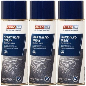 Eurolub Starthilfe Spray 3x 400 Milliliter