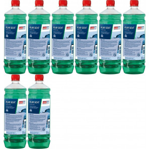 EUROLUB Klar Sicht Sommer 1:10 Scheibenreiniger-Konzentrat 8x 1l = 8 Liter