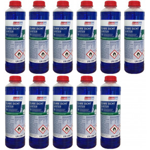 EUROLUB Scheibenfrostschutz Klare Sicht Winter Konzentrat -60°C 11x 1l=11 Liter