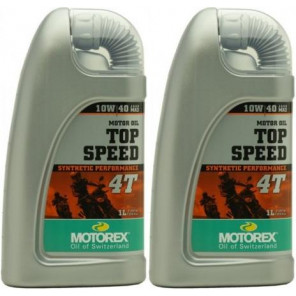 MOTOREX 4T Top Speed SAE 10W-40 Motorrad Motoröl 2x 1l = 2 Liter
