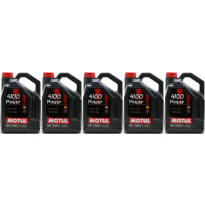Motul 4100 Power 15W-50 Motoröl 5x 5 = 25 Liter