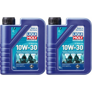 Liqui Moly 25022 Marine 4T Motor Oil 10W-30 2x 1l = 2 Liter