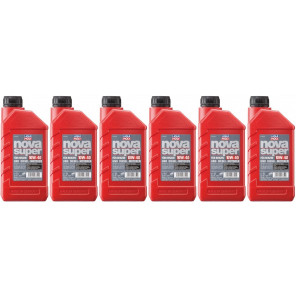 Liqui Moly 7350 Nova Super 10W-40 Motoröl Flasche 6x 1l = 6 Liter
