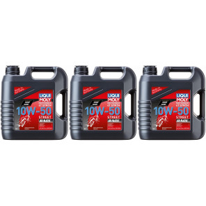 Liqui Moly 1686 Racing Synth Street Race 4T 10W-50 Motoröl 3x 4l = 12 Liter