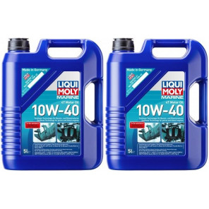 Liqui Moly 25013 Marine Motoroil 4T 10W-40 2x 5 = 10 Liter