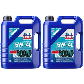 Liqui Moly 25016 Marine 4T Motor Oil 15W-40 2x 5 = 10 Liter