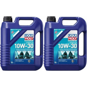 Liqui Moly 25023 Marine 4T Motor Oil 10W-30 2x 5 = 10 Liter