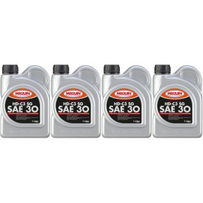 Meguin megol 4683 Motorenoel HD-C3 SG (single-grade) SAE 30 4x 1l = 4 Liter