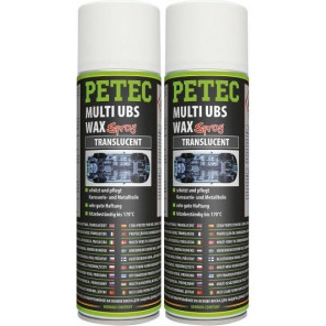 Petec Multi UBS WAX transparent Spray 2x 500ml