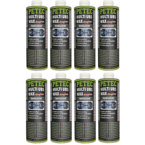 Petec Multi UBS WAX transparent 1000ml Saugdose 8x 1l = 8 Liter