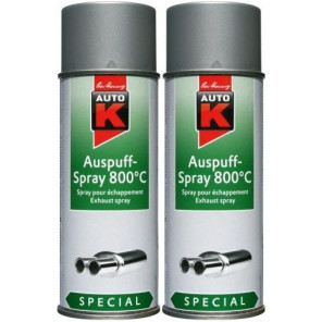 Auto-K Special Auspuffspray 800°C silber, 2x 400 Milliliter