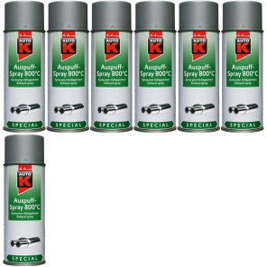 Auto-K Special Auspuffspray 800°C silber, 7x 400 Milliliter